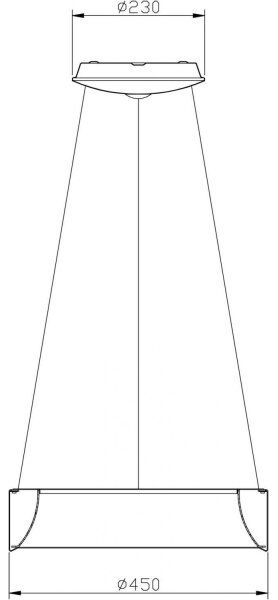 Deko-Light 342122 - LED Stmievateľný luster SCULPTORIS LED/27W/230V 3000K pr. 45cm