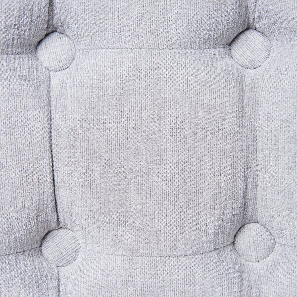 Kancelárska stolička tmavé drevo sivá polyesterové sedadlo nastaviteľná otočná kovové nohy moderný tradičný štýl kancelária