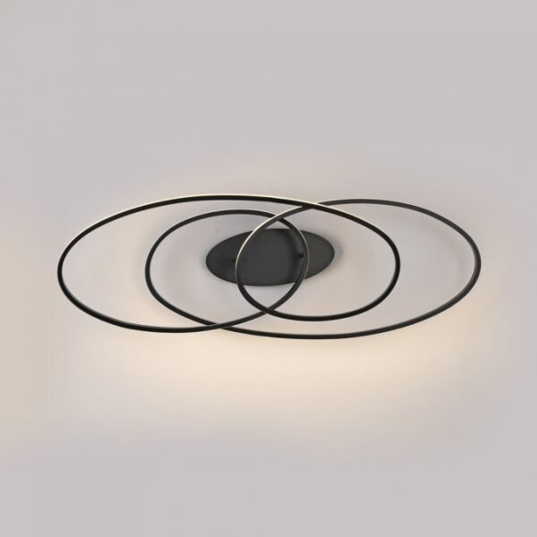 JUST LIGHT. 15321-18 - LED Stropné svietidlo LUMACA LED/33W/230V čierna