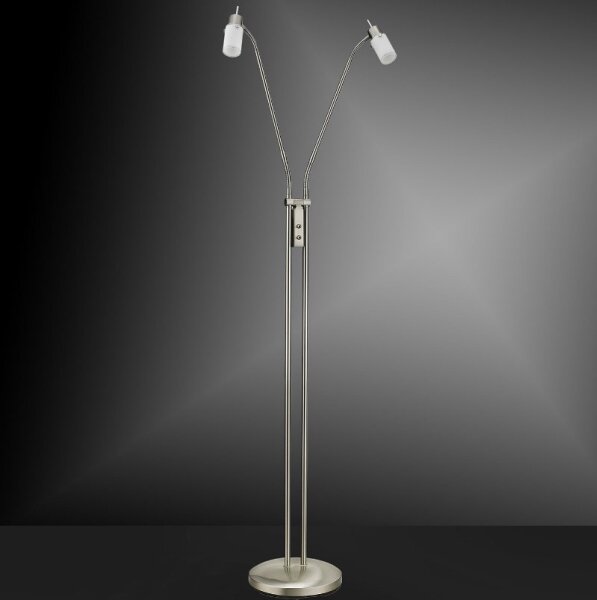 Leuchten Direkt 11937-55 - LED Stojacia lampa MAX LED 2xGU10/4W/230V