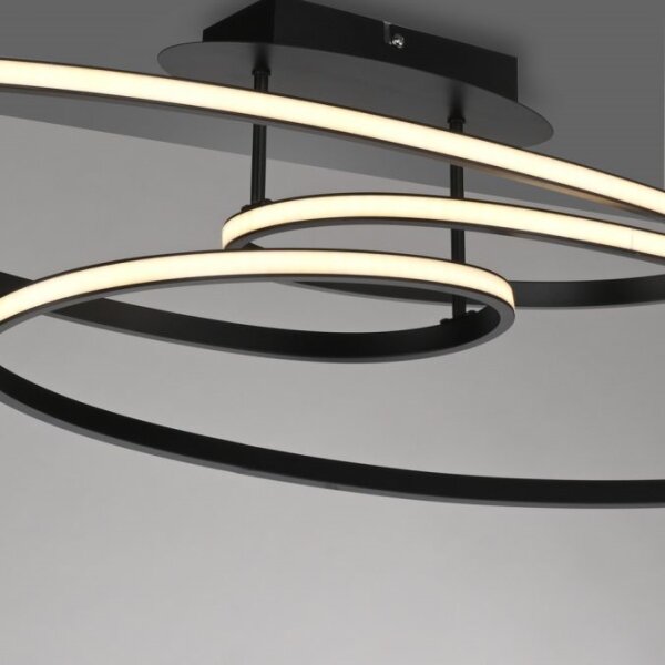 JUST LIGHT. 15321-18 - LED Stropné svietidlo LUMACA LED/33W/230V čierna