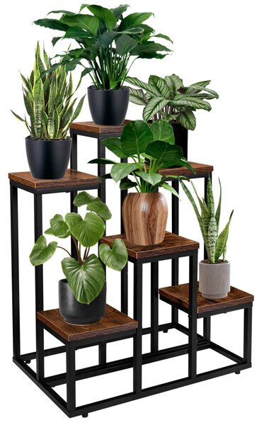 TZB Stojan na kvety Belgar hnedý/čierny