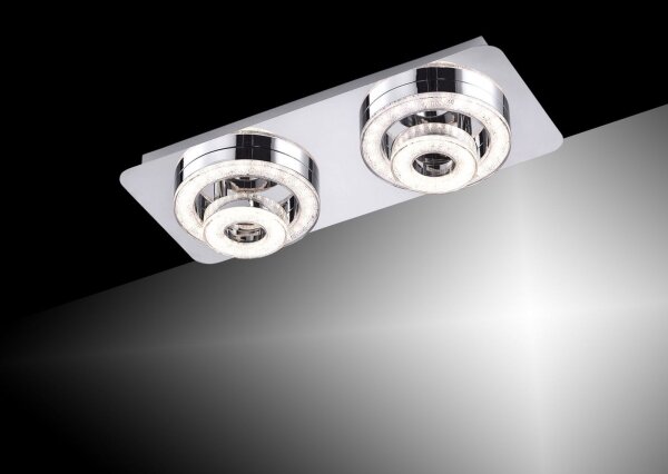 Leuchten Direkt 14521-17 - LED Stropné svietidlo TIM 2xLED/2,8W/230V + 2xLED/3,1W