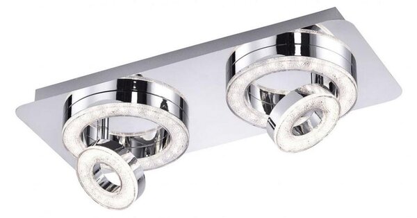 Leuchten Direkt 14521-17 - LED Stropné svietidlo TIM 2xLED/2,8W/230V + 2xLED/3,1W