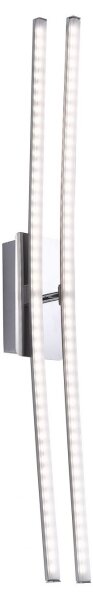 Leuchten Direkt 11272-55 - LED Prisadený luster SIMON 2xLED/8W/230V matný chróm