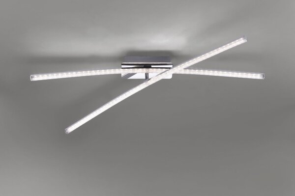 Leuchten Direkt 11292-17 - LED Prisadený luster SIMON 2xLED/8W/230V lesklý chróm