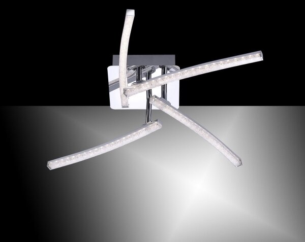 Leuchten Direkt 11291-17 - LED Prisadený luster SIMON 4xLED/3W/230V lesklý chróm