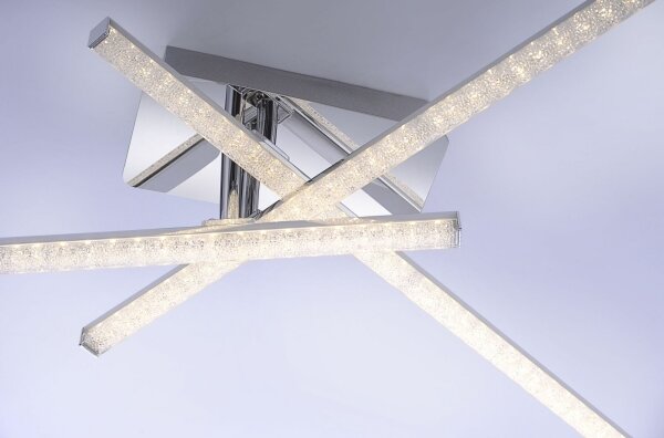 Leuchten Direkt 11293-17 - LED Prisadený luster SIMON 3xLED/5W/230V lesklý chróm