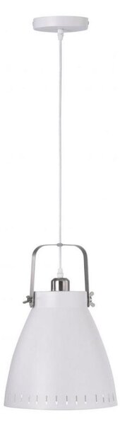 Leuchten Direkt 11059-16 - Luster na lanku EVA 1xE27/60W/230V pr. 21,5 cm biela