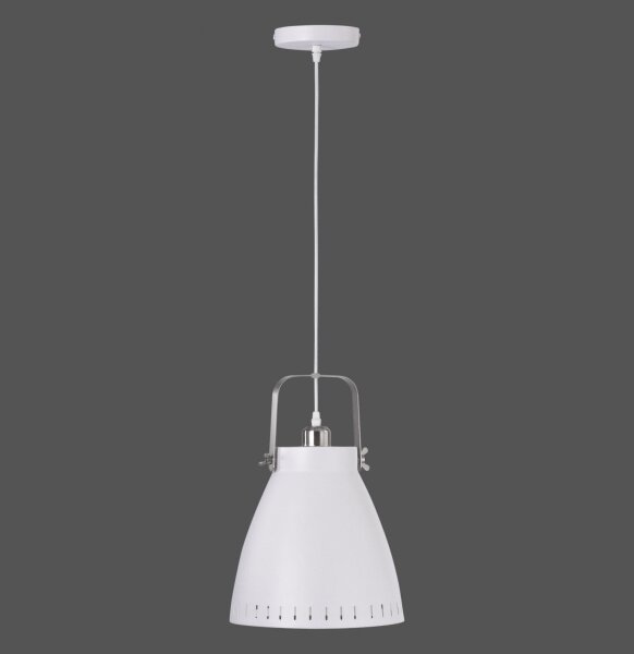 Leuchten Direkt 11059-16 - Luster na lanku EVA 1xE27/60W/230V pr. 21,5 cm biela