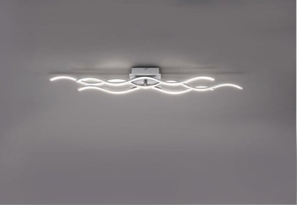 Leuchten Direkt 15166-55 - LED Prisadený luster WAWE LED/28W/230V matný chróm
