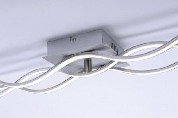 Leuchten Direkt 15166-55 - LED Prisadený luster WAWE LED/28W/230V matný chróm