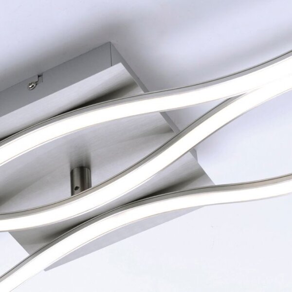 Leuchten Direkt 15167-55-LED Prisadený luster WAWE 2xLED/12,5W/230V+LED/17W