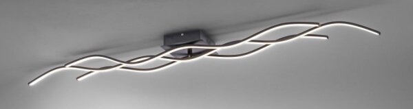 Leuchten Direkt 15167-18-LED Prisadené stropné svietidlo WAWE 2xLED/12,5W/230V+LED/17W