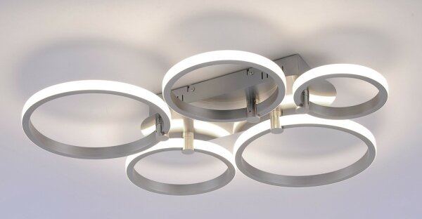 Leuchten Direkt - LED prisadený luster JOHANNA 2xLED/11,5W/230V+2xLED/9W+LED/7W