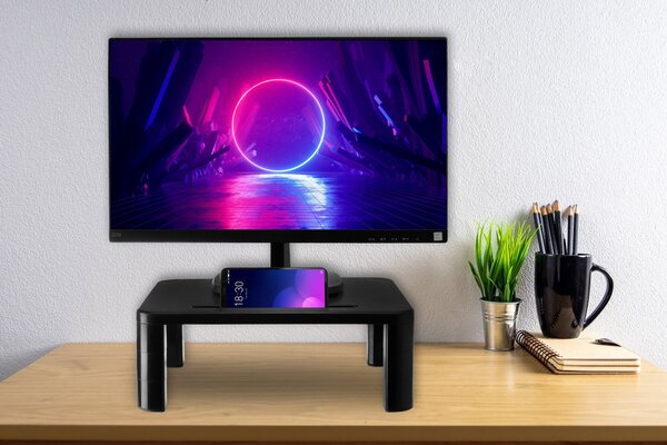 TZB Stojan na monitor RACK čierny