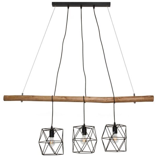 Leuchten Direkt 15503-18 - Luster na lanku EDGAR 3xE27/60W/230V