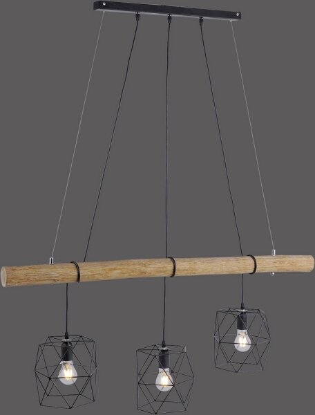 Leuchten Direkt 15503-18 - Luster na lanku EDGAR 3xE27/60W/230V