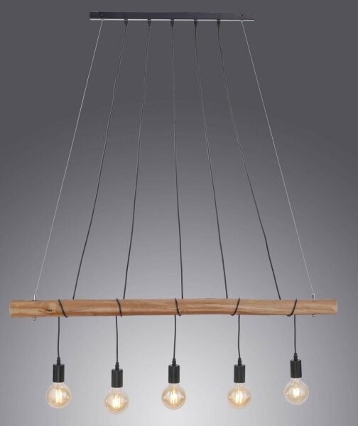 Leuchten Direkt 15515-18 - Luster na lanku DAMIAN 5xE27/60W/230V