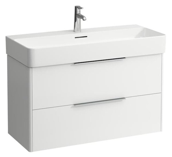 Kúpeľňová skrinka pod umývadlo Laufen Base 93x52,5x39 cm biela mat H4024121102601