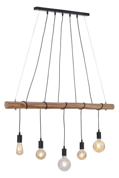 Leuchten Direkt 15515-18 - Luster na lanku DAMIAN 5xE27/60W/230V