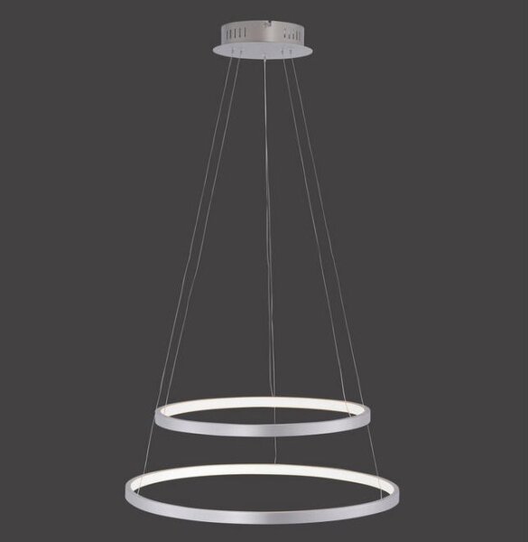 Leuchten Direkt 11525-21 - LED závesný luster na lanku CIRCLE LED/15W/230V + LED/25W