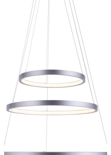 LED stmievateľný luster na lankách CIRCLE LED/15W/230V + LED/20W + LED/25W