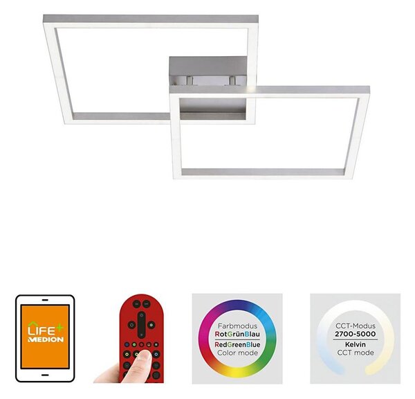 Leuchten Direkt 16429-55 - LED RGB Stmievateľné svietidlo 2xLED/12,5W/230V + DO