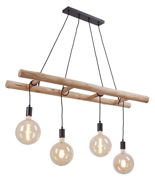 Leuchten Direkt 15025-18 - Luster na lanku EDGAR 4xE27/60W/230V