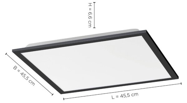 Leuchten Direkt 14755-18- LED Stmievateľné stropné svietidlo FLAT LED/28W/230V +DO