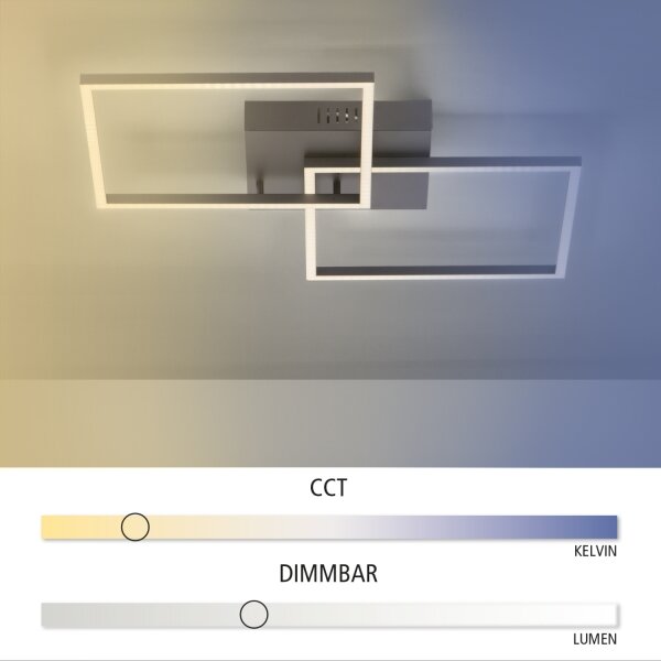 Leuchten Direkt 14141-18 - LED Stmievateľné svietidlo IVEN 2xLED/14W/230V + DO