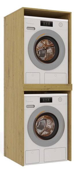 TP Living Stojan na práčku a sušičku POLA dub artisan