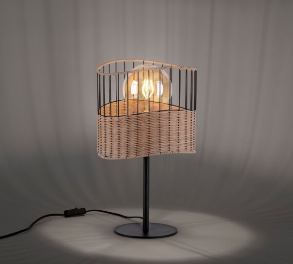 Leuchten Direkt 11150-79 - Stolná lampa REED 1xE27/60W/230V