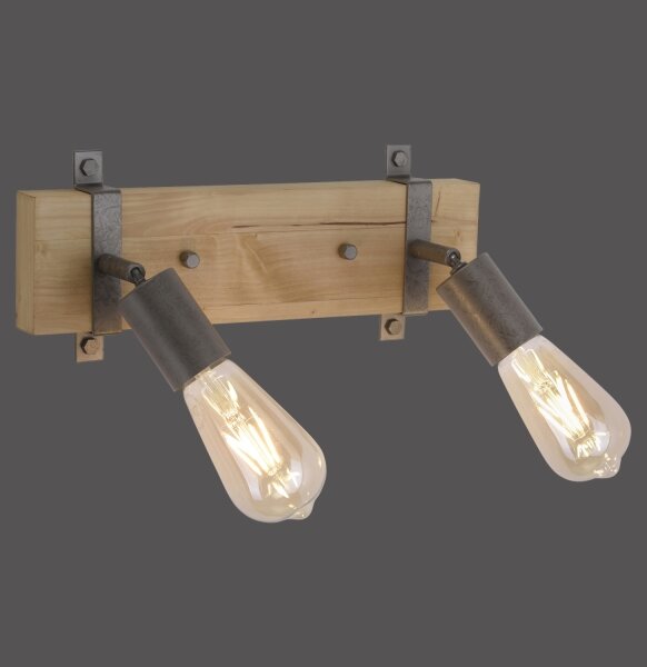 Leuchten Direkt 13472-79 - Nástenné bodové svietidlo SLAT 2xE27/40W/230V