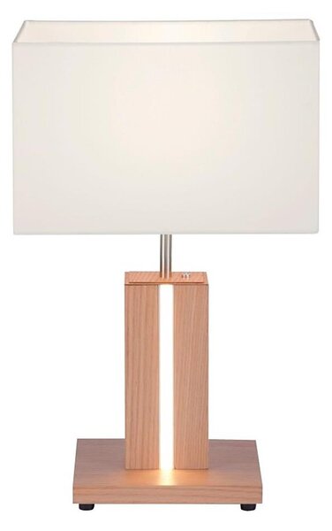 Leuchten Direkt 11421-78 - LED stolová lampa AMANDA 1xE27/40W/230V + LED/5W