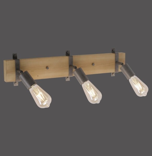 Leuchten Direkt 13473-79 - Nástenné bodové svietidlo SLAT 3xE27/40W/230V