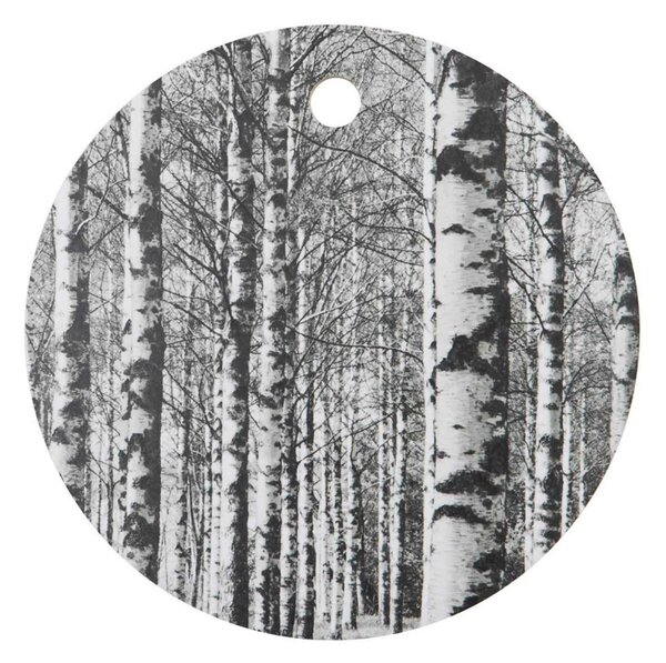 Miiko Design Box na pečivo s doskou Birch forest
