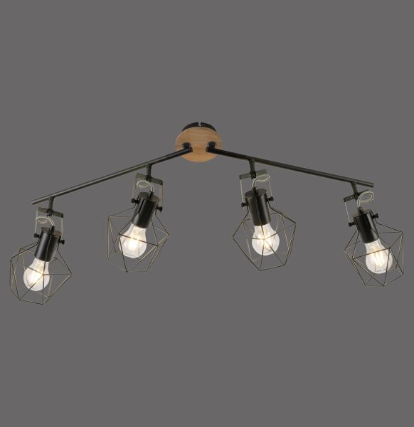 Leuchten Direkt 15674-78 - Bodové svietidlo JARO 4xE27/60W/230V