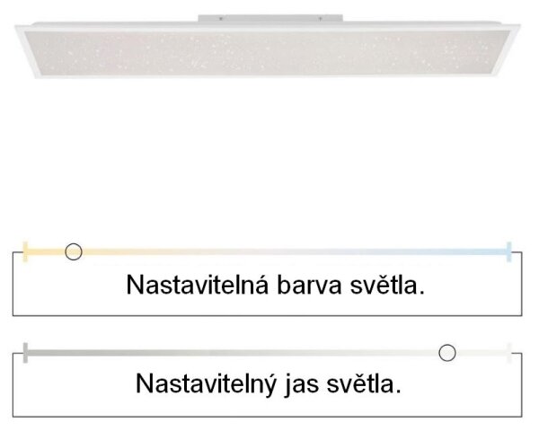 Leuchten Direkt 14762-16 - LED Stmievateľné svietidlo STARRYFLAT LED/36W/230V + DO