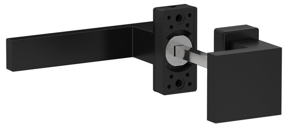 Hliníkový set kľučka/guľa, RAL 9005 matná