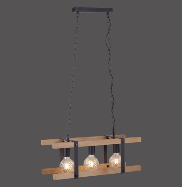 Leuchten Direkt 15683-79 - Luster na reťazi EDITH 3xE27/60W/230V
