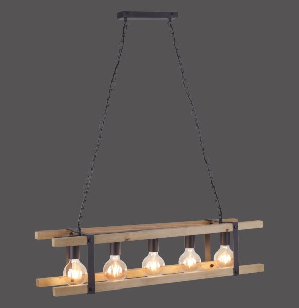 Leuchten Direkt 15685-79 - Luster na reťazi EDITH 5xE27/60W/230V