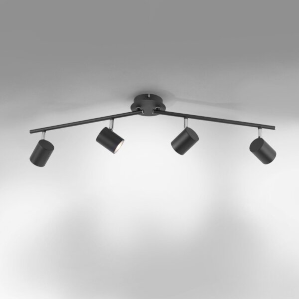 Leuchten Direkt 11944-13 - LED Bodové svietidlo TARIK 4xGU10/5W/230V antracit