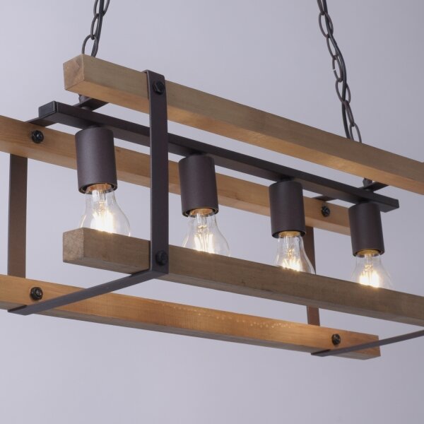 Leuchten Direkt 15684-79 - Luster na reťazi EDITH 4xE27/60W/230V