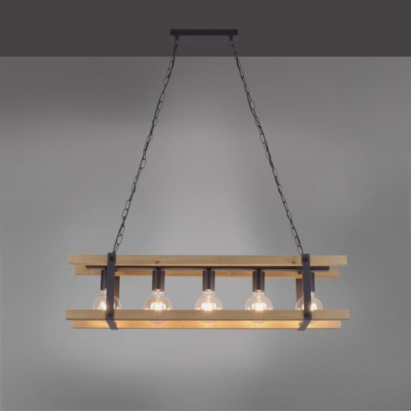 Leuchten Direkt 15685-79 - Luster na reťazi EDITH 5xE27/60W/230V