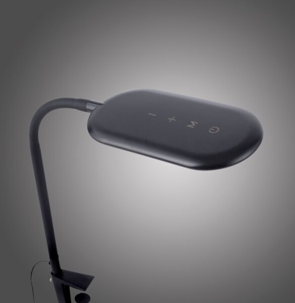 Leuchten Direkt 14404-18-LED Stmievateľná stolná lampa s klipem KELLY LED/7W/230V