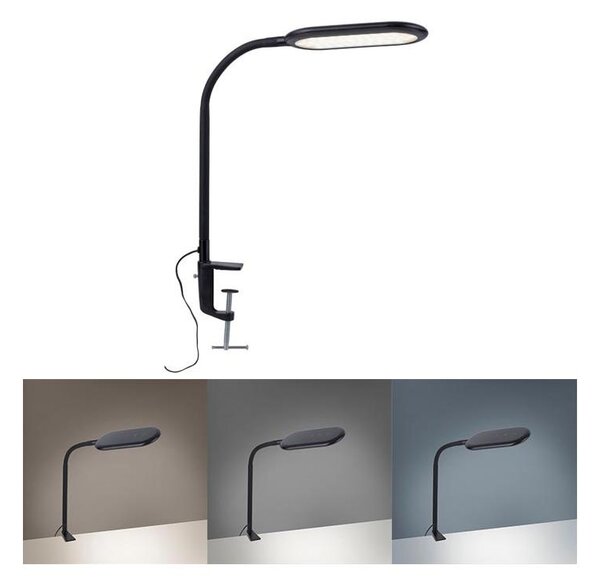 Leuchten Direkt 14404-18-LED Stmievateľná stolná lampa s klipem KELLY LED/7W/230V