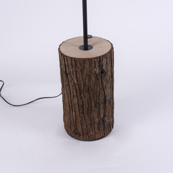 Leuchten Direkt 11234-79 - Stojacia lampa BARK 1xE27/40W/230V