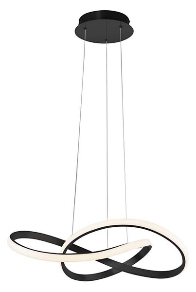 Leuchten Direkt 15402-18-LED Stmievateľný luster na lanku MARIA LED/25W/230V čierna