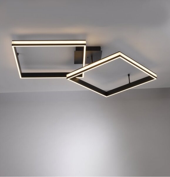 Leuchten Direkt 14700-18- LED Stmievateľný prisadený luster ELIS 2xLED/19W/230V+DO